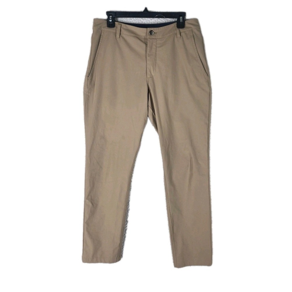 Birddogs Chino Pants Mens 32x30 (32x28) Khaki Pants Performance Stretch Trousers